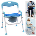 Large Bedside Toilet Eva Commode Portable Folding Chair Adult Potty Shower Seat