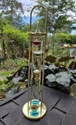 Galileo Colorful Floating Glass Thermometer Hanging Or Tabletop Vintage