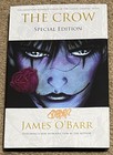 James O barr Signed X2 The Crow Special Edition Book With Original Sketch Proof