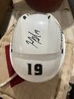 Michael Amadio Ontario Reign Los Angeles Kings Game Worn Used Helmet Autographed