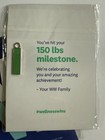 Weight Watchers  150 Lb Milestone Keychain Charm - New