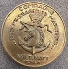1952 60mm Bronze Art Medal French Line Vietnam Ocean Liners Tschudin Indochina