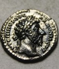 Genuine Ancient Roman Silver Coin Denarius Marcus Aurelius As Caesar Felicitas