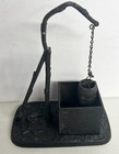 Victorian Water Well Bucket Figural Silverplate Match Safe Toothpick Holder