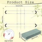 4 Pack Headstone Flower Saddle 12 Inch Grave Saddles For Cemetery Headstones For