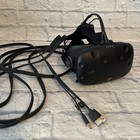 Htc Vive Vr Headset  Virtual Reality Cables Link Box Untested No Controllers