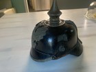 Wwi German Pickelhaube Helmet W  Prussian Eagle Front Plate