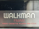 Sony Walkman Fm am Wm-f2015 Cassette Player  Tested   Working  Fully Functional 
