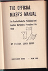 The Official Mixer s Manual By Patrick Gavin Duffy  1940  Hardcover 