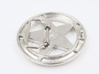 Sheriff Star Novelty Chrome Metal Belt Buckle