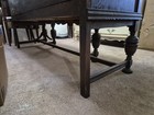 Vintage Jacobean Revival Dining Room Set With Buffet  Table  Chairs  And Mirror