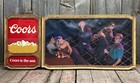         rare Vintage 80s Large Coors Beer Light Up Wall Sign Working 38   x16   