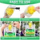 Outdoor Disposable Fly Trap   Fly Catcher - Hanging Style  4 Pack 