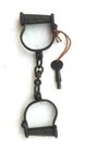 Style Cuff Handcrafted Fine Iron Lock   Handcuffs  Vintage Police  Key Lots Of 5