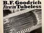 1955 B f  Goodrich Life Savers Tire First In Tubeless Print Ad