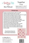 Quilt Pattern Together Moda A Quilting Life Sincerely Yours Hearts