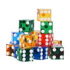 Sharp Edge Precision Dice 16mm 19mm Clear Acrylic Ideal For Bar Entertainment