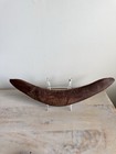 Vintage Australian Aboriginal Wooden Boomerang Hand Carved  Outback Mulga