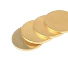 Solid Brass Discs Blanks Metal Round Sheets Dia 20mm-200mm Thick 0 5 0 8 1 2 3mm