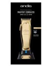 Andis Professional Cordless Master Clipper Limited Edition - Gold  12540 