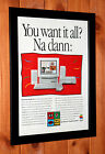 Vintage Apple Macintosh Computer Apple Multimedia Festival Mini Poster Ad Framed