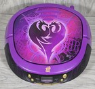 Disney De-430 The Descendants Mal Purple Cd Player Radio Aux Boombox - Tested - 