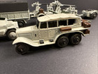 Dinky Toys Made In England Military Lot Of 9 Vehicles Gray Painted 