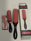 Hair Brush For Natural Curly Hair Black 9 Row D3 Classic Styling Travel Denman