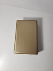 Vintage Mid-century Bridge Travel Set - Double Deck  Score Pad - Gold Case
