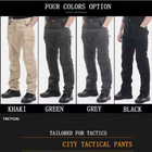 Us Men Tactical Cargo Pants Soldier Work Combat Trousers Outdoor Straight-fit