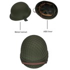 Ww2 Us Army M1 Helmet  Ww2 Gear  Ww2 Uniform  Ww2 Helmet Metal Steel Shell Re   