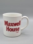 Set Of 2 Vintage Maxwell House Instant Coffee Mug Cup Red   White