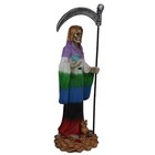 Santa Muerte 12  Multicolor  Grim Reaper Holy Death Statue  Resin