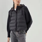 Womens Winter New Cashmere Wool Goose Down Hooded Jacket For Brunello Cucinelli