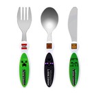 Minecraft Children s Kids 3pcs Cutlery Set  Knife fork spoon