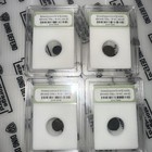 Ancient Roman Widows Mite Sized Bronze Coins C  50 Bc - 400 Ad   Lot Of 4 Coins
