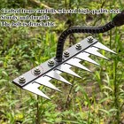 Multi-tooth Garden Rake     Manganese Steel Weeder   Soil Loosener