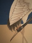 Japanese Showa Four-panel Screen Of Red Crowned Cranes