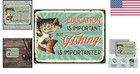 Vintage Fishing Sign