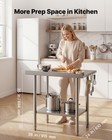 Vevor Commercial Stainless Steel Table Kitchen Catering Prep Table 24x36 Inch