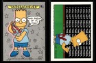 1990 Topps The Simpsons Near Complete Sticker Set  21 22  Only Missing Bartman 