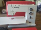 Vintage Bernina 830 Record Sewing Machine W  Case  Pedal    Extra Feet Tested