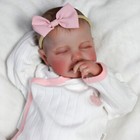Handmade Real Lifelike Reborn Baby Dolls Vinyl Silicone Newborn Girl Doll Gift