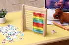 Wooden Abacus Educational Learning Counting Toy For Kids Toddlers
