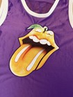 Rolling Stones 2015 Zip Code Concert Sleeveless Purple Tank Top Jersey - Size L