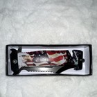 Razor Tactical Survival Knife Series Folding Pocketknife Plain Edge Black Red