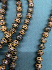 Rare Tibetan Natural Old Agate Dzi  ritual  108 Beads Prayer Necklace