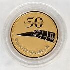 2019 Gold 1 4 Sovereign Gibraltar Unc Agw   058 Oz 