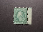 Us Stamp Scott   542 1920 1c Washington  Green  Unwmk   Perf 10 X 11 Mnh Xf Og