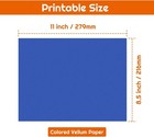 Colored Vellum Paper  50 Sheets  10 Colors  8 5 X 11  Transparent  Printabl
